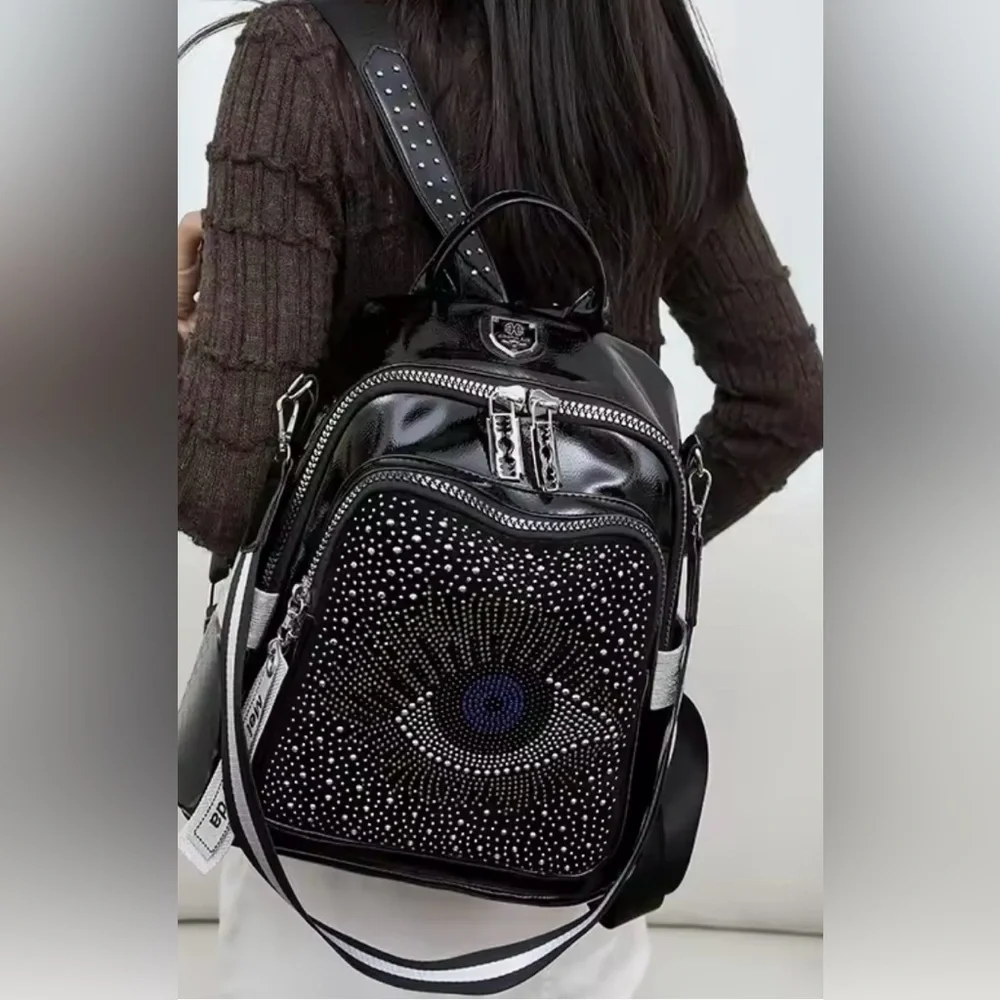 NWT Boutique Mei Shang Da Evil Eye Mini Backpack ✨